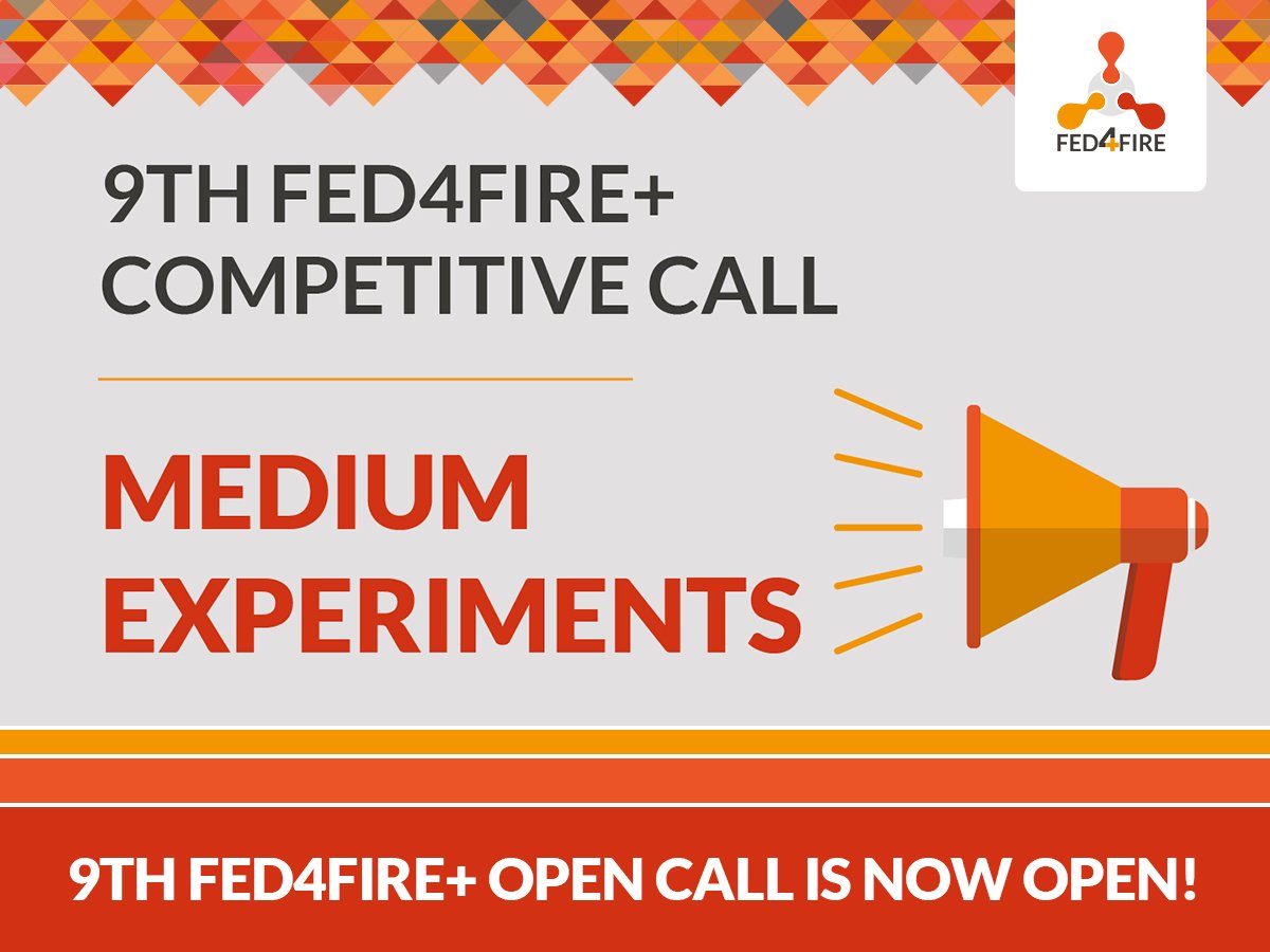 9th Fed4FIRE+ Open Call – Medium Experiments